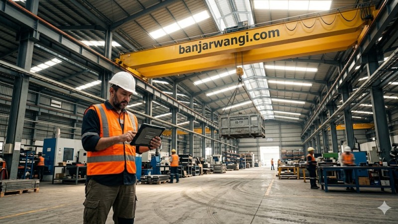 Panduan lengkap tips memilih crane hoist industri berstandar K3.